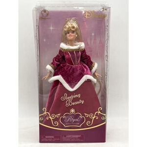 Disney Princess Sleeping Beauty Doll, Royal Collection, Pink, Gold